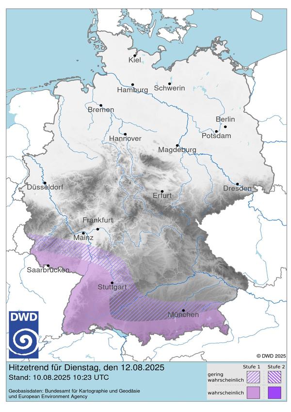 Vorhersage fünfter Tag